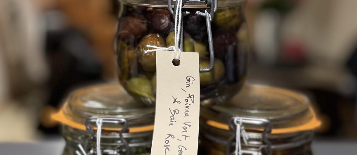 Olives en saumure maison !