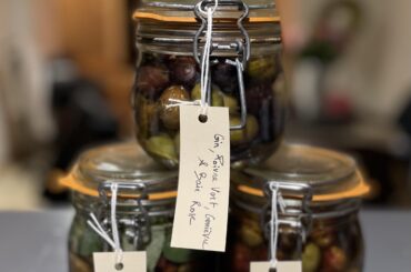 Olives en saumure maison !