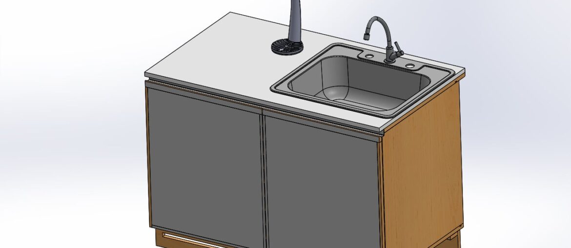 Sink Cabinet Design for Kitchen