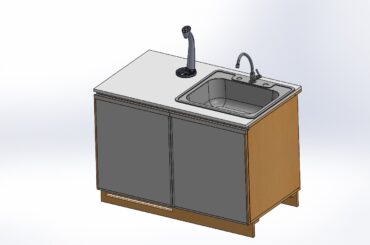 Sink Cabinet Design for Kitchen