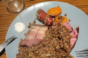 "Petit salé aux lentilles" façon franc-comtoise