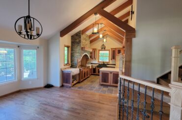 Here's a teaser of a kitchen we finished up this summer. I'll post better pics mid February when we're there for a party.