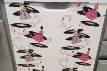 New cover for the dishwasher. I love it 💗