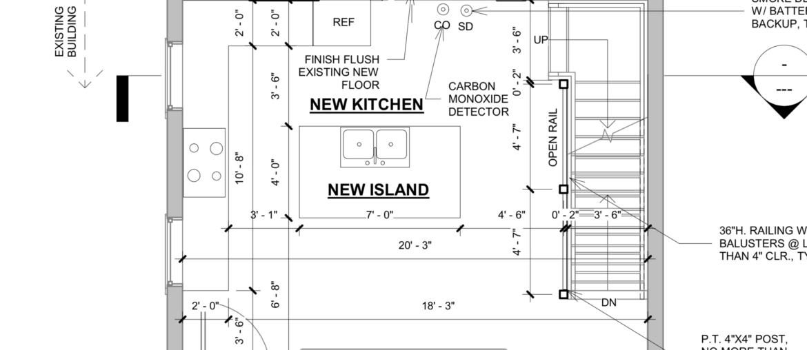 Need help finalizing the kitchen design. Trying to get sink off island. Window in top left is 28” from the floor which is throwing a monkey wrench