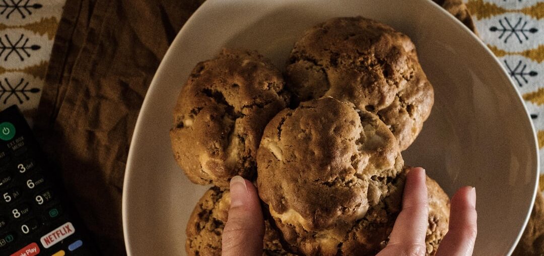 Cookies au chocolat blanc, flocons d'avoine et sarrasin