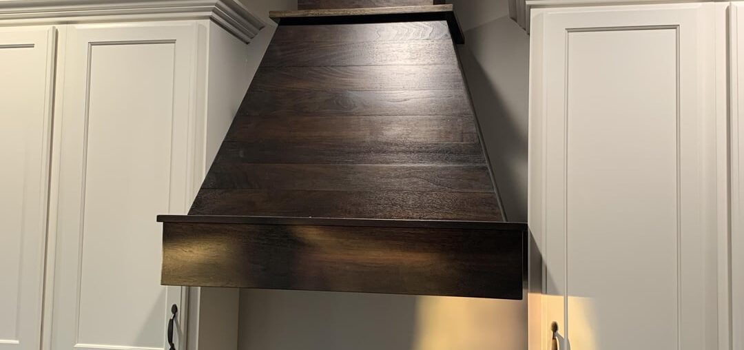 The hood my dad built for my kitchen