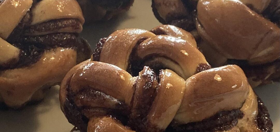 Petits babkas au chocolat