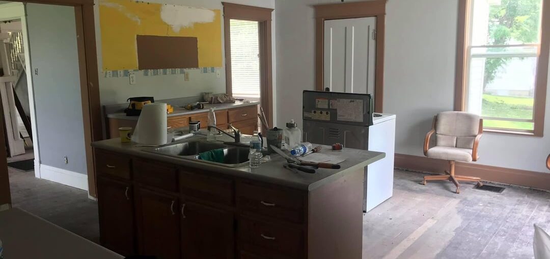 Recently bought a 100 year old farmhouse and couldn’t wait to get a kitchen to match it (shelves and some hardware was missing from the minibar area at time of pic)