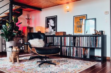 My listening corner at our new home in France [1512x2016] [OC]