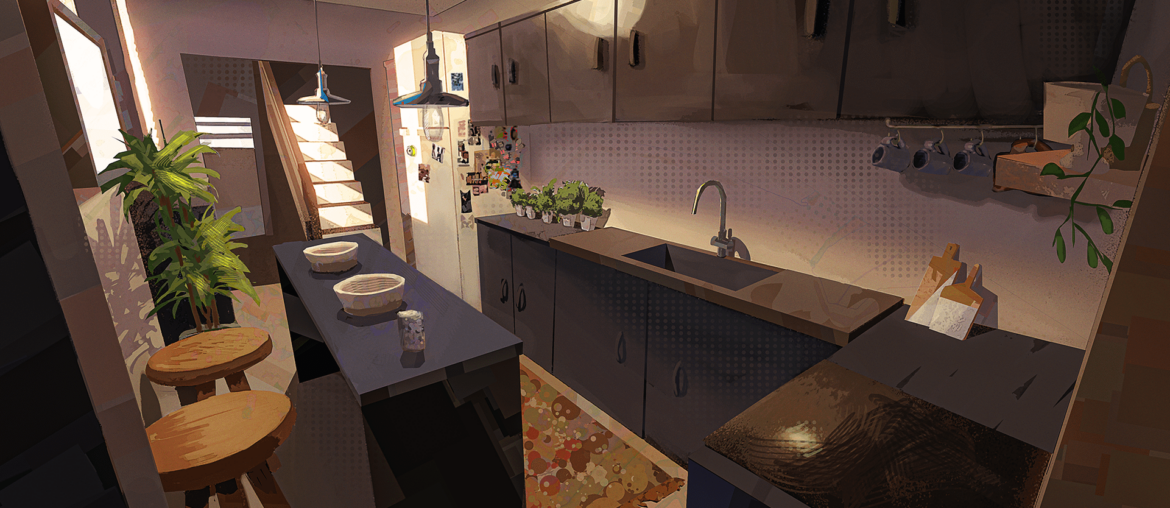 My future kitchen. This is a personal project I made for my future kitchen that I'm going to build in 2023. [1921x1080]