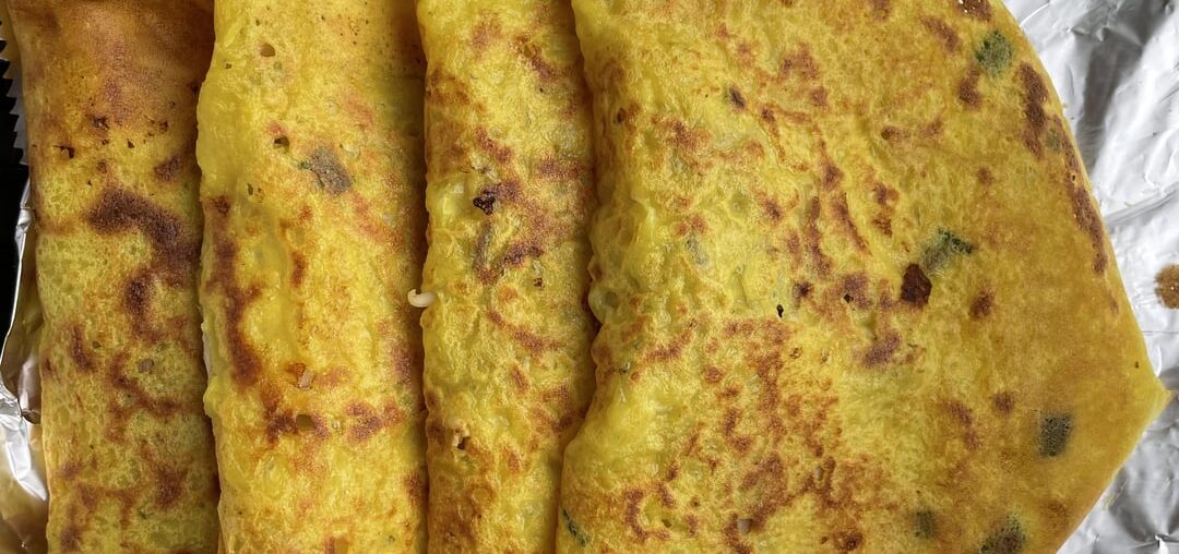 Banh Xeo (crêpes vietnamiennes au curcuma)