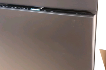 Showcasing a dishwasher we have in our kitchen showroom