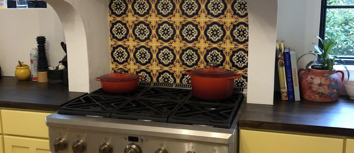 We completely rebuilt the kitchen ourselves in our 1937 Spanish revival. Every square inch has been replaced, windows, new plaster, tile work, electrical, plumbing…