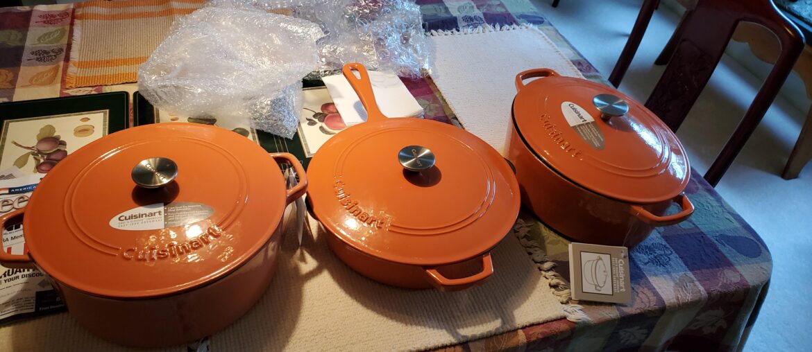 It's the day that one of my cooking dreams comes true! Can't wait to get these dirty.