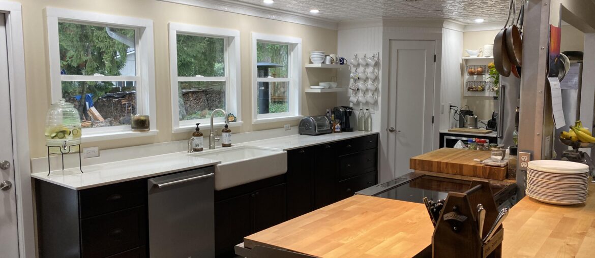 Finally finish the kitchen remodel.