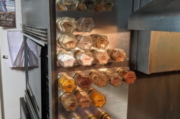 My new spice rack. Makes seasoning while cooking so much better.