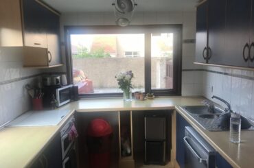 Here’s a progress of how our kitchen came to be from what it was before, our first big home project.