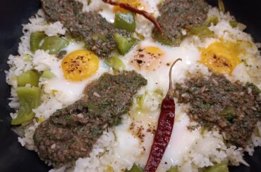 Riz frit, sauce au anchois et citron