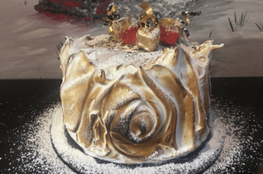 Bûche de Noël avec Mamoun et mes sœurs car pas ensemble aux fêtes !