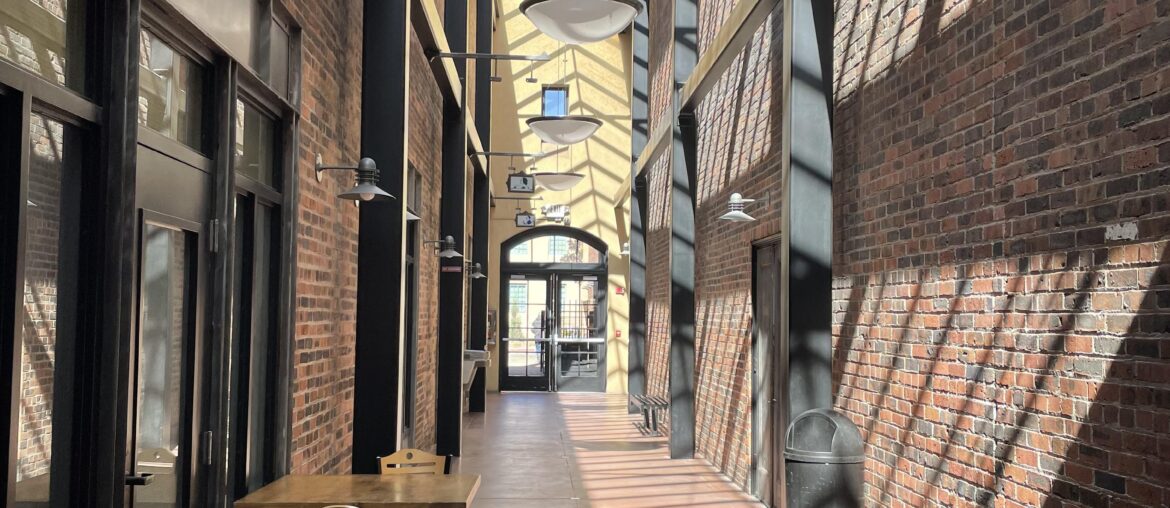 Inviting alley, adjacent to the Lensic Performing Arts Center, Santa Fe, New Mexico [3024x4032]