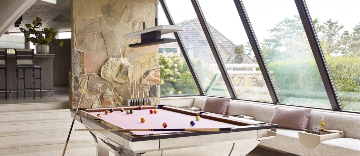 Billiard room from a house in Southampton [3163x2400]