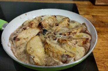 Céleri rave au four et fini poêlé