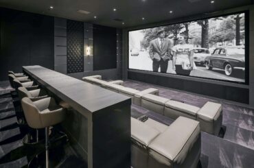 Movie Theater in Bel Air, California Mansion [2500×1667]