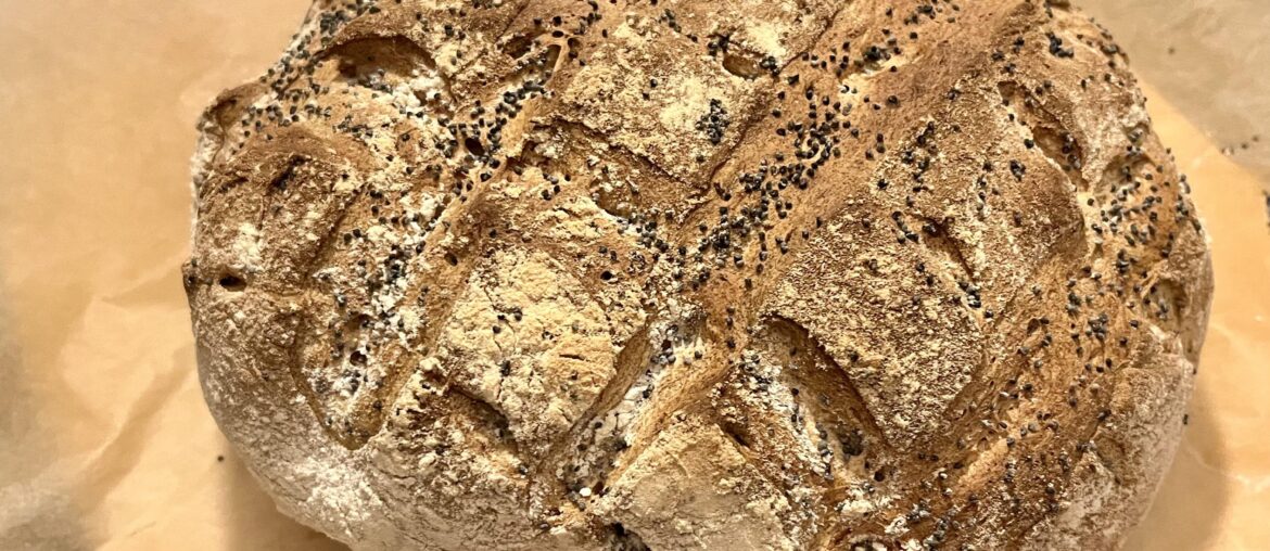 Miche de pain - graines de pavot 😋