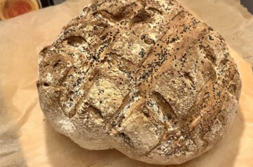 Miche de pain - graines de pavot 😋