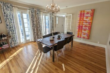 Really lovely natural light in our dining room in the winter [OC] [3438x1934]