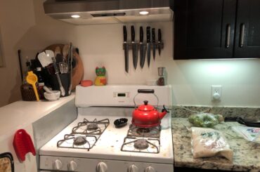 I know this isn’t the fanciest/cleanest setup, but I put up a new knife rack and am feeling like my battle station is complete. Gotta work with what you got.