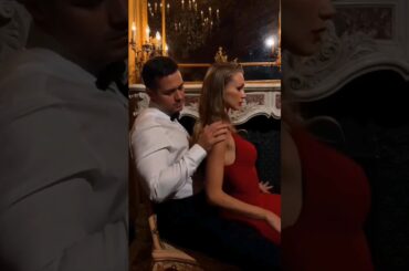 boobs kissing romance on the dining table with coffee