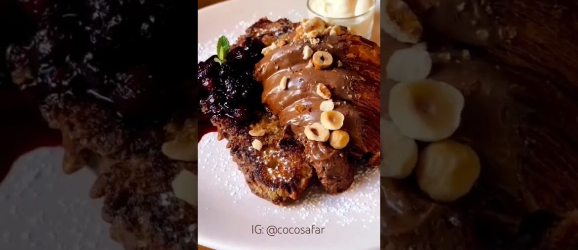 Croissant French Toast from Coco Safar, Seapoint, Cape Town