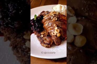 Croissant French Toast from Coco Safar, Seapoint, Cape Town