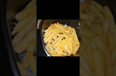 crispy french fries | Air fryer recipes | fries in air fryer #youtubeshorts #viral #recipe #foryou