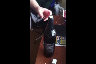 How to open a wine bottle without a corkscrew