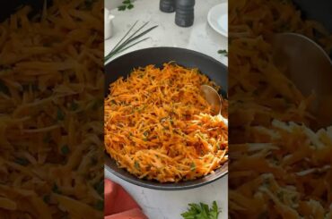 French Carrot Salad - The French Cooking Edition #vegetables #salad #cooking #shorts