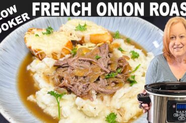 Slow Cooker FRENCH ONION SOUP Roast