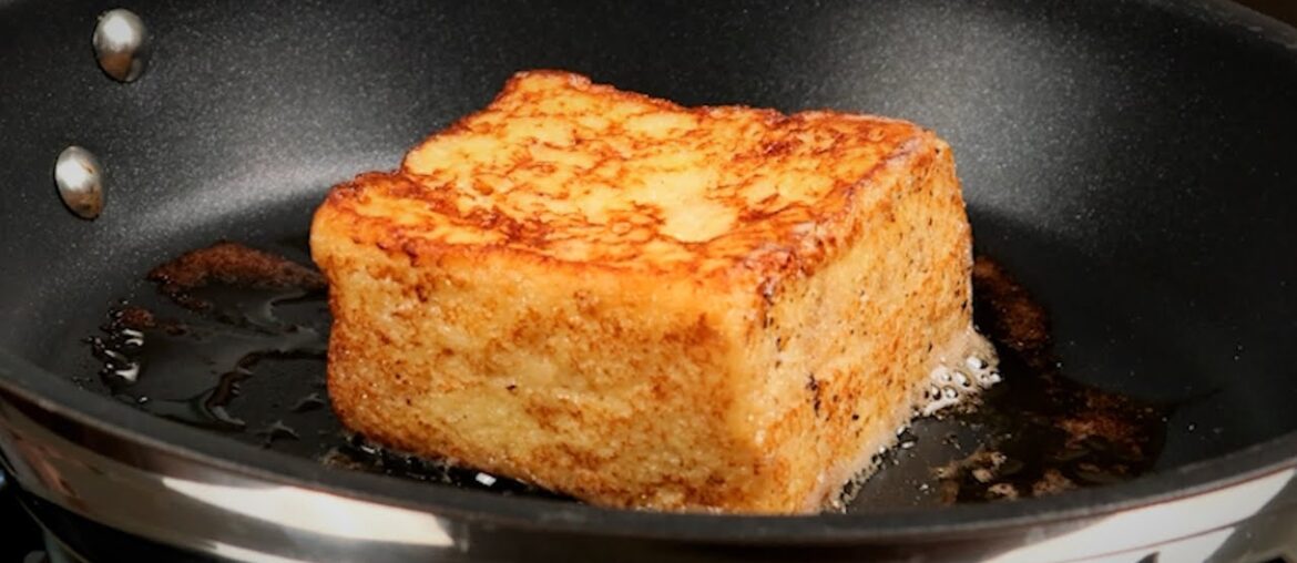 How to make French toast for breakfast? Easy French toast recipe: crunchy outside and tender inside