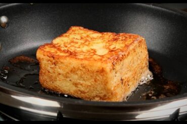 How to make French toast for breakfast? Easy French toast recipe: crunchy outside and tender inside