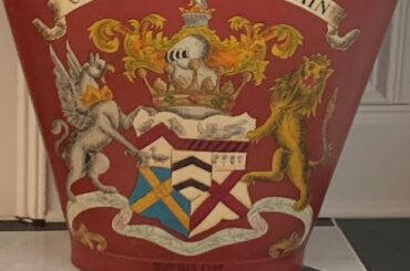 Antique French Grape Vineyard Hotte Chateau Saint Germain