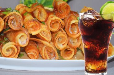 How to make Crispy French Fries | Crispy Delicious | Potato Roll Chips | Potato Recipes