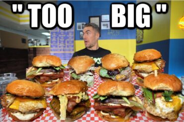 BIGGEST BURGER EATING CHALLENGE IN LAS VEGAS | The Gut-Buster Burger Challenge | Joel Hansen Raw