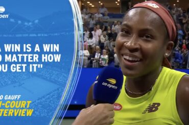 Coco Gauff On-Court Interview | 2023 US Open Round 3