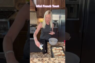 Mini French Toast #recipes #breakfastrecipes #frenchtoast #minifrenchtoast