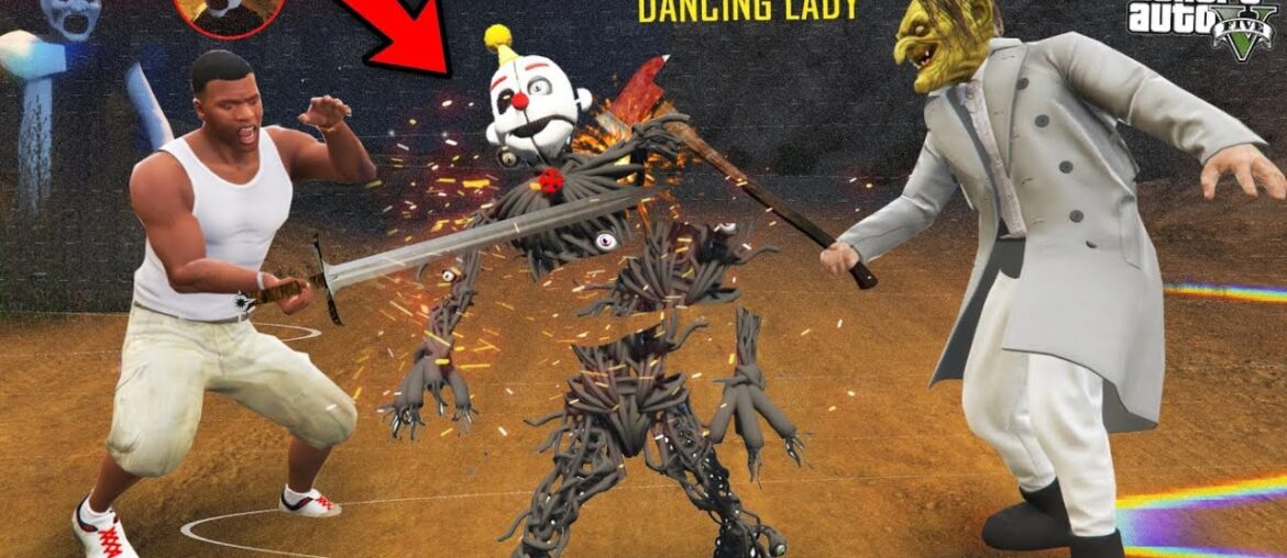 GTA 5 : Franklin Finally Killed Ghost Robot (Friend Of Serbian Dancing Lady) in GTA 5 ! (GTA 5 mods)