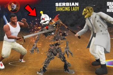 GTA 5 : Franklin Finally Killed Ghost Robot (Friend Of Serbian Dancing Lady) in GTA 5 ! (GTA 5 mods)
