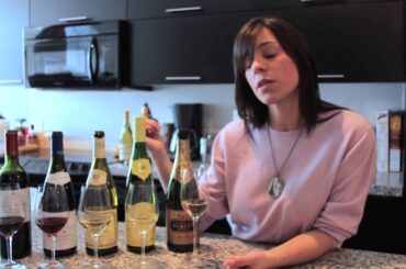 Ange pairs French wine with food