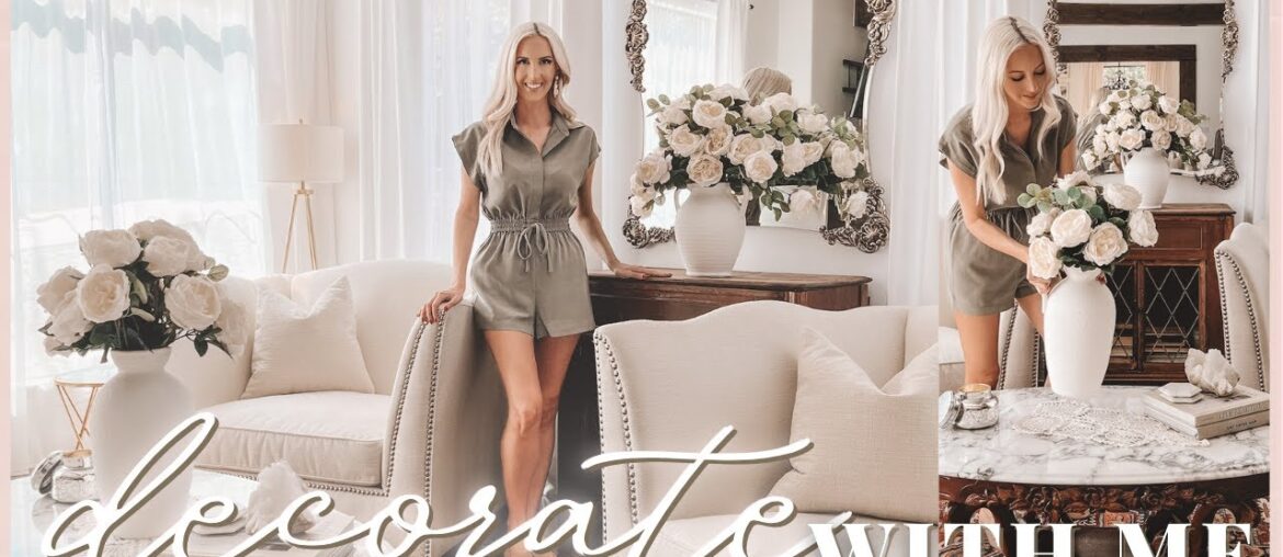 New! DECORATE WITH ME || STYLING NEW DECOR || CLASSIC HOME DECOR || DECORATING IDEAS AND INSPIRATION