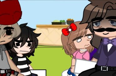 Afton Family in a French Restaurant. ( chaos #fyp